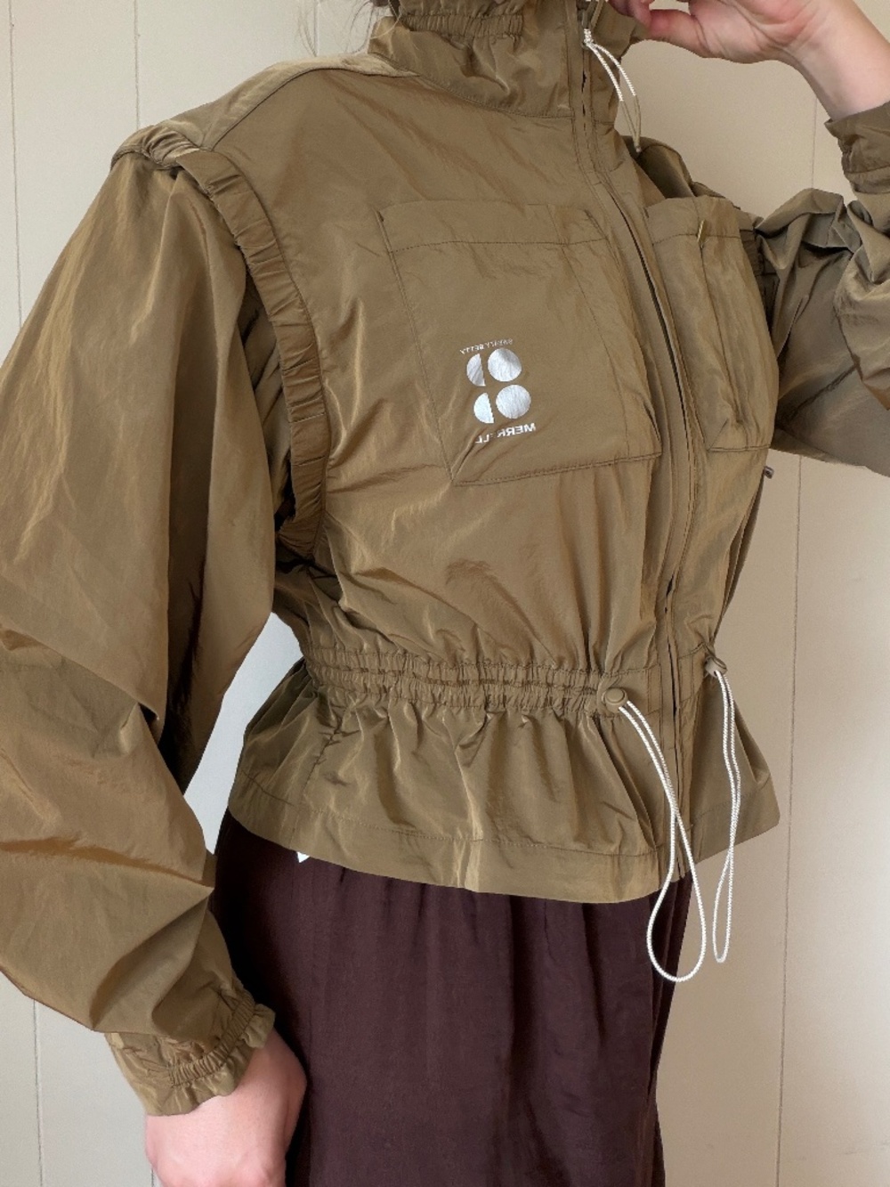 Sweaty Betty X Merrell Ascend 2 in 1 Hiking Jacket Antique Copper, Large NWT